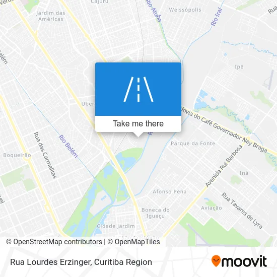 Rua Lourdes Erzinger map
