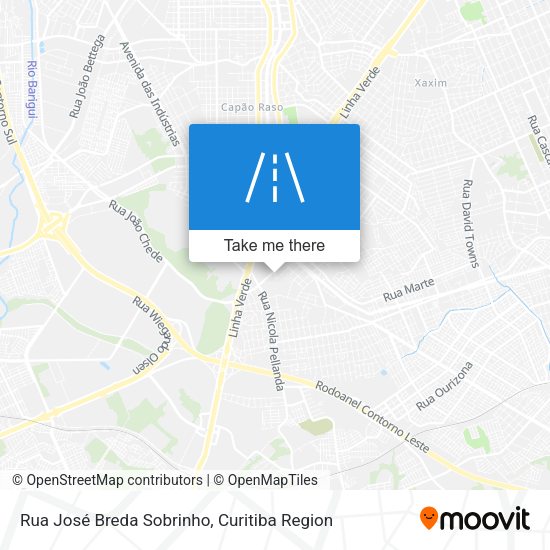Rua José Breda Sobrinho map