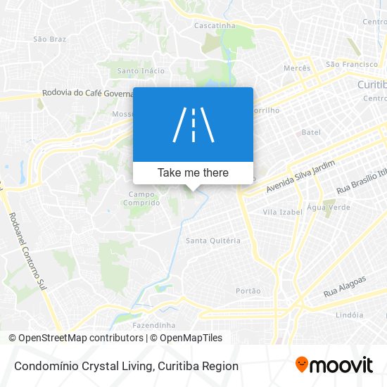 Condomínio Crystal Living map