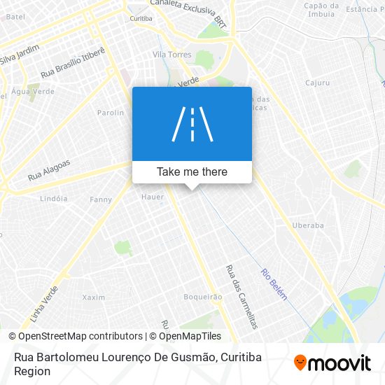 Rua Bartolomeu Lourenço De Gusmão map