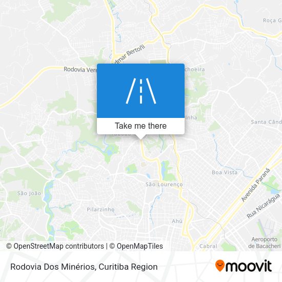 Rodovia Dos Minérios map