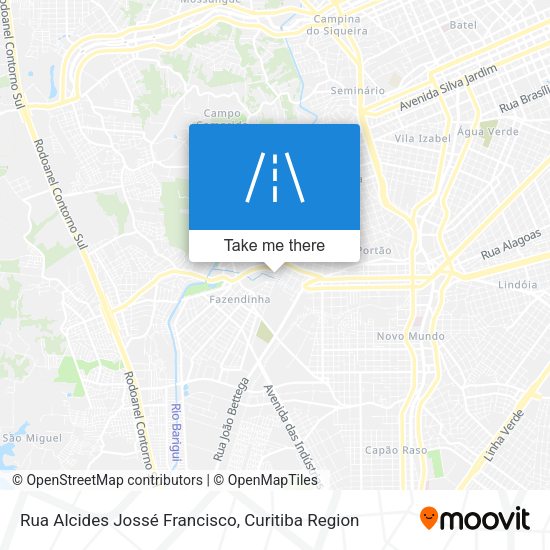 Rua Alcides Jossé Francisco map