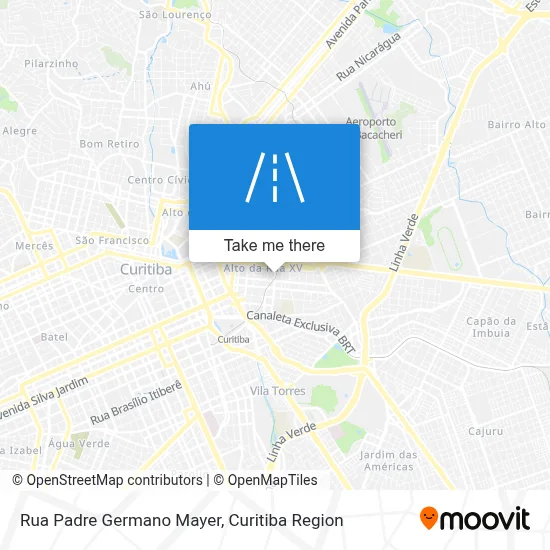 Rua Padre Germano Mayer map