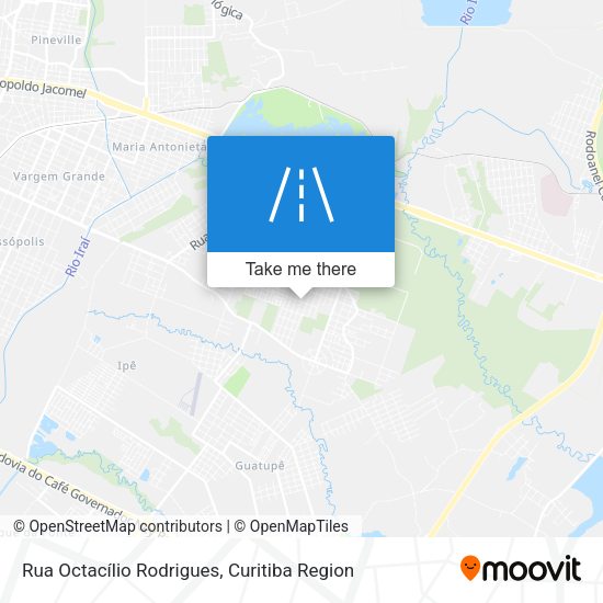 Rua Octacílio Rodrigues map
