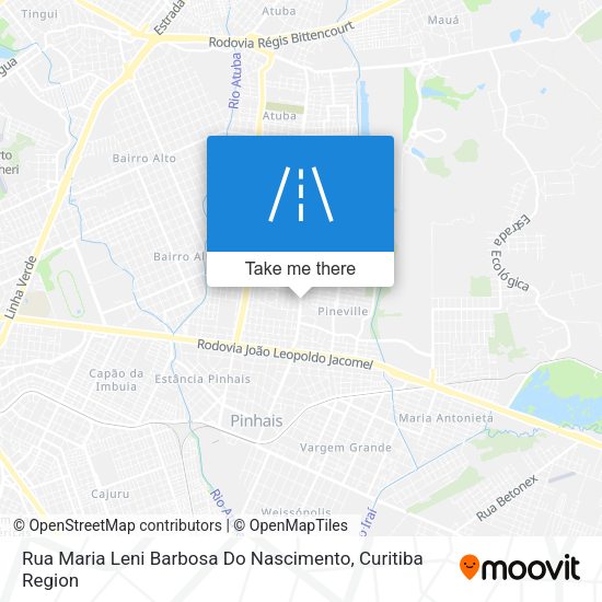 Rua Maria Leni Barbosa Do Nascimento map