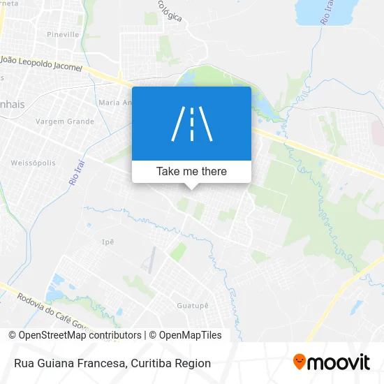 Rua Guiana Francesa map