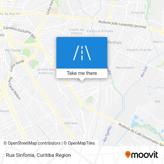 Rua Sinfonia map