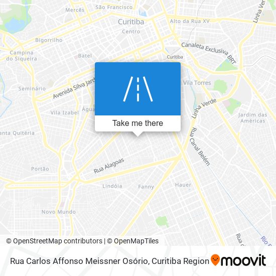 Rua Carlos Affonso Meissner Osório map