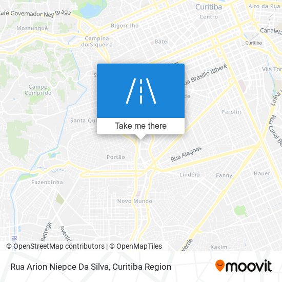 Rua Arion Niepce Da Silva map