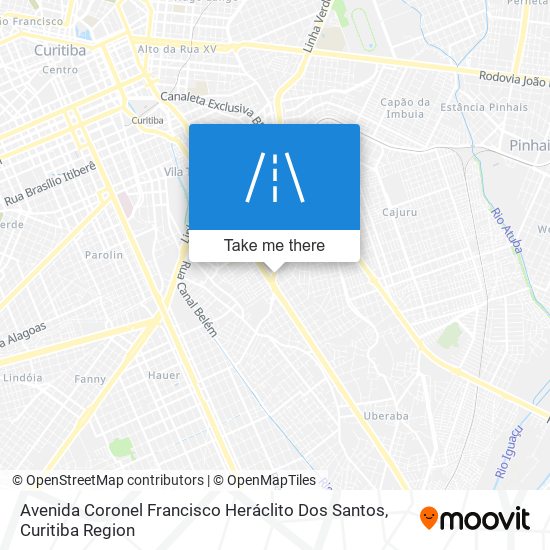 Avenida Coronel Francisco Heráclito Dos Santos map