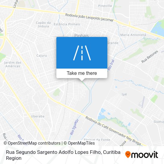 Rua Segundo Sargento Adolfo Lopes Filho map