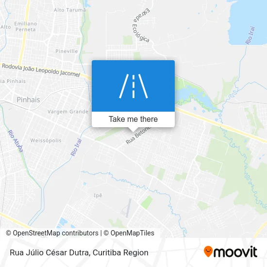Rua Júlio César Dutra map