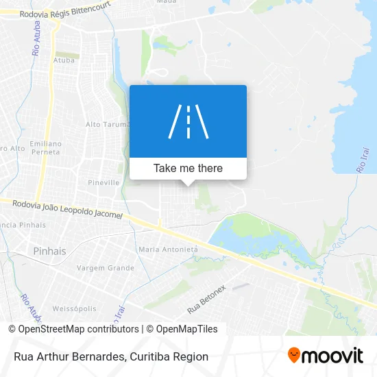 Rua Arthur Bernardes map
