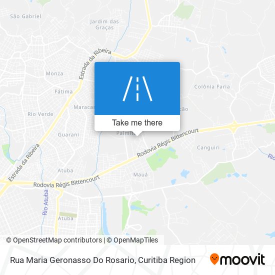 Rua Maria Geronasso Do Rosario map