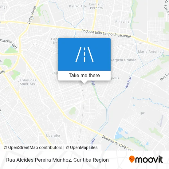 Rua Alcides Pereira Munhoz map