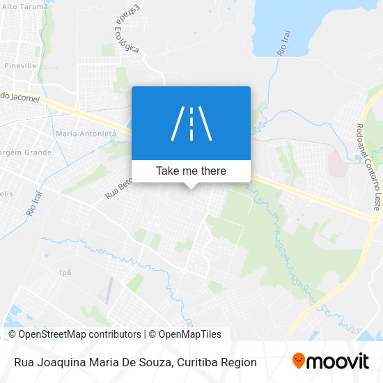 Rua Joaquina Maria De Souza map