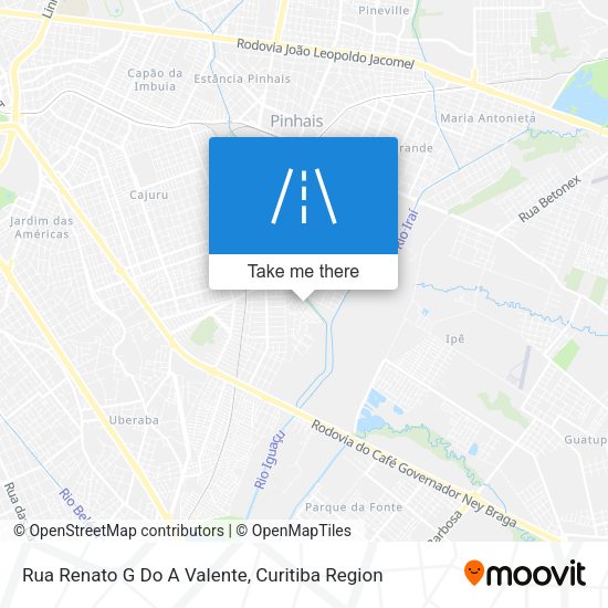 Rua Renato G Do A Valente map