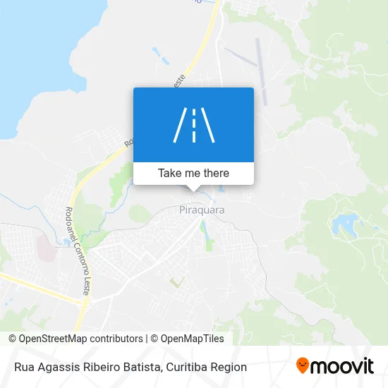 Rua Agassis Ribeiro Batista map