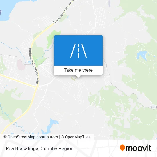 Rua Bracatinga map