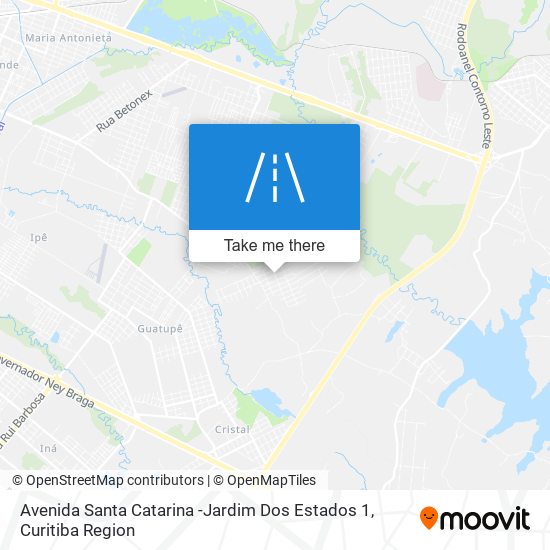Mapa Avenida Santa Catarina -Jardim Dos Estados 1