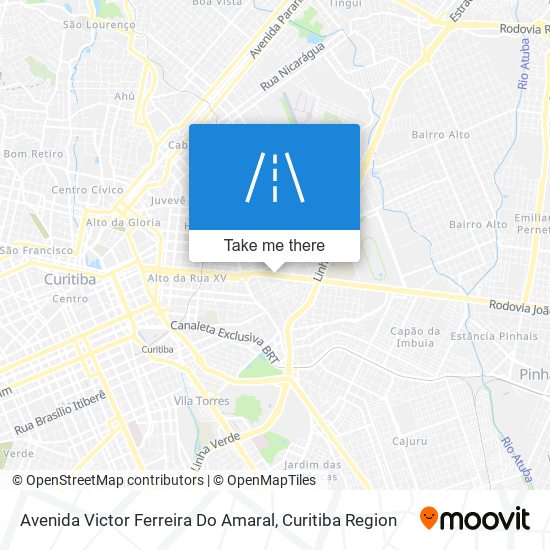 Mapa Avenida Victor Ferreira Do Amaral