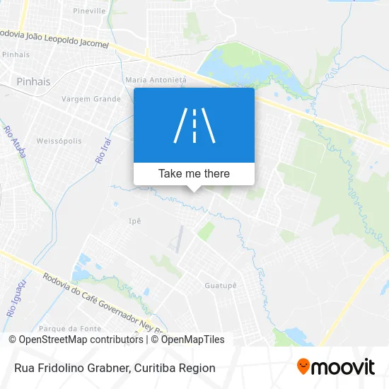 Rua Fridolino Grabner map