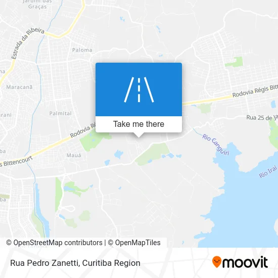 Rua Pedro Zanetti map