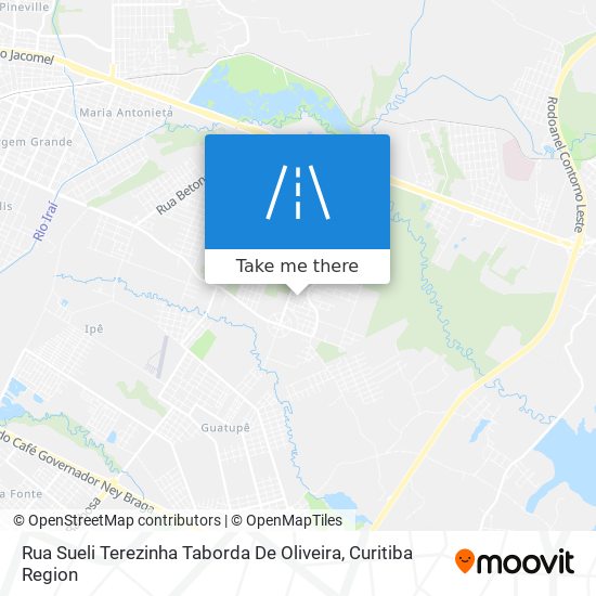 Rua Sueli Terezinha Taborda De Oliveira map