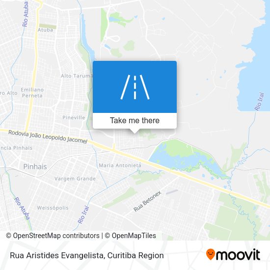 Rua Aristides Evangelista map