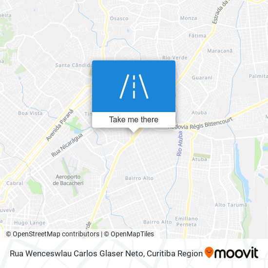 Rua Wenceswlau Carlos Glaser Neto map