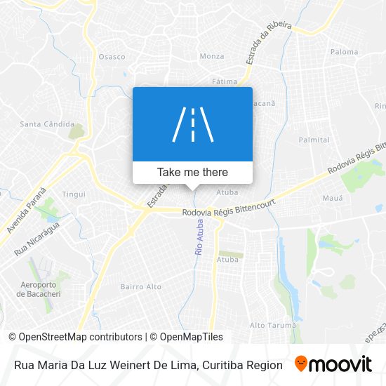 Rua Maria Da Luz Weinert De Lima map