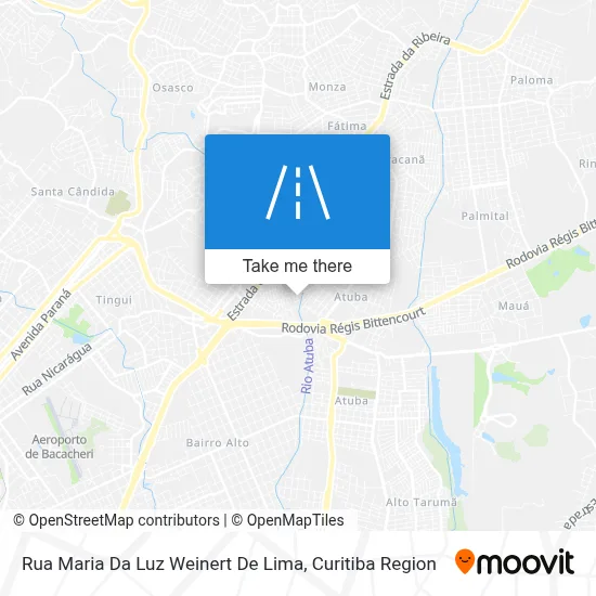 Rua Maria Da Luz Weinert De Lima map