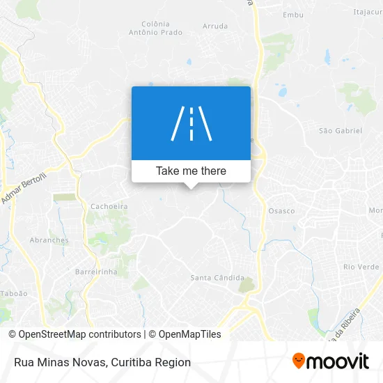 Rua Minas Novas map