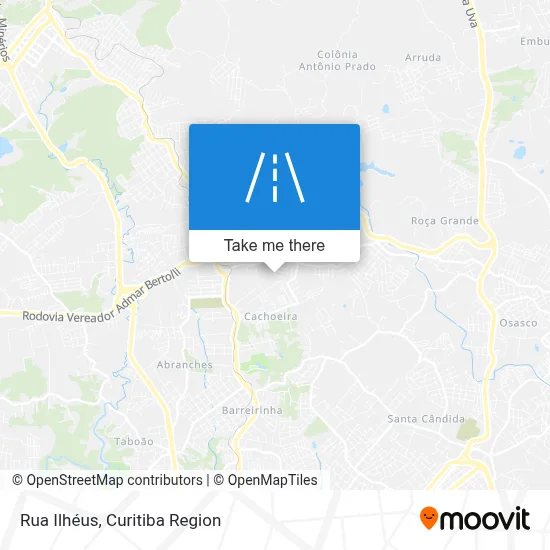 Rua Ilhéus map