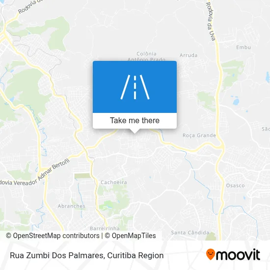 Rua Zumbi Dos Palmares map