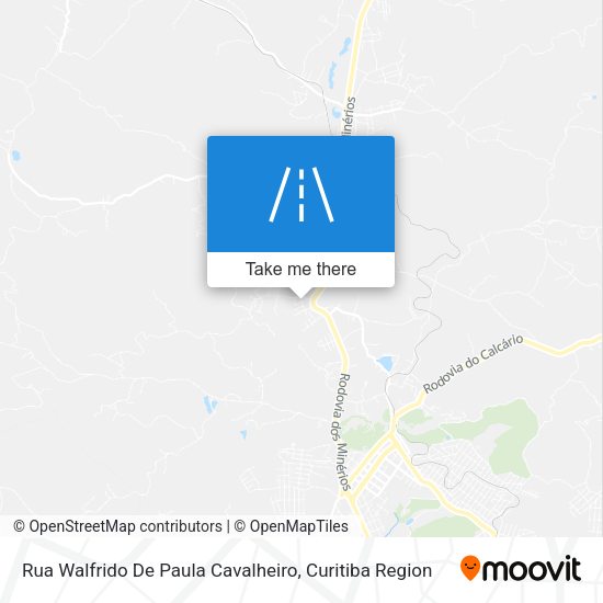 Rua Walfrido De Paula Cavalheiro map