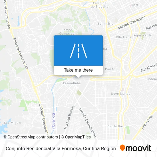 Conjunto Residencial Vila Formosa map