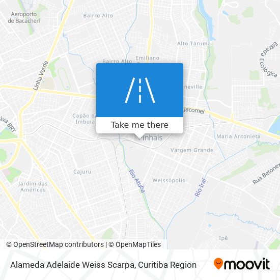 Mapa Alameda Adelaide Weiss Scarpa
