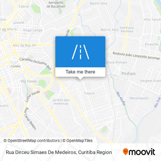 Rua Dirceu Simaes De Medeiros map