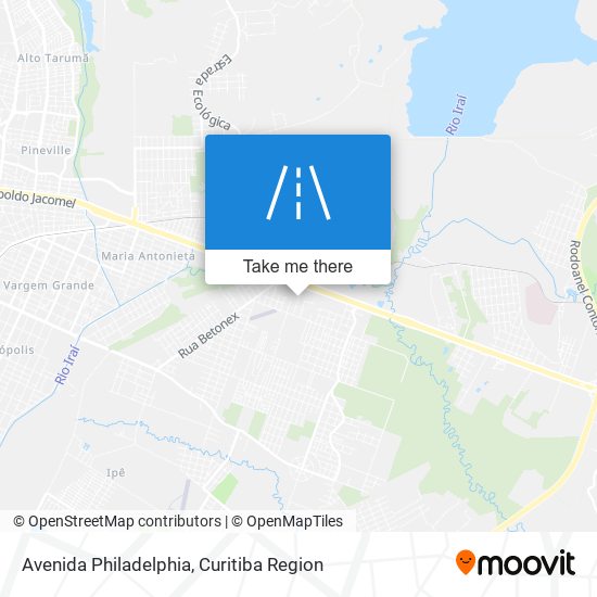 Avenida Philadelphia map