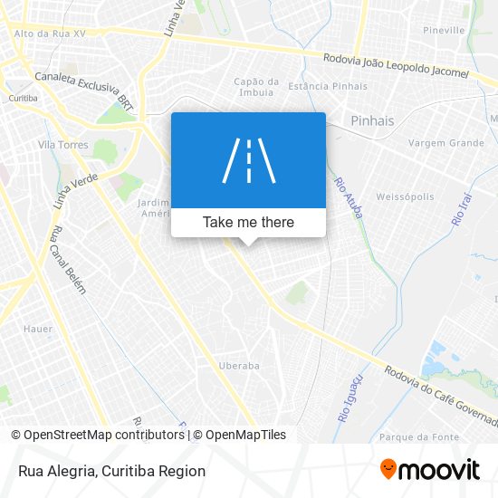 Rua Alegria map