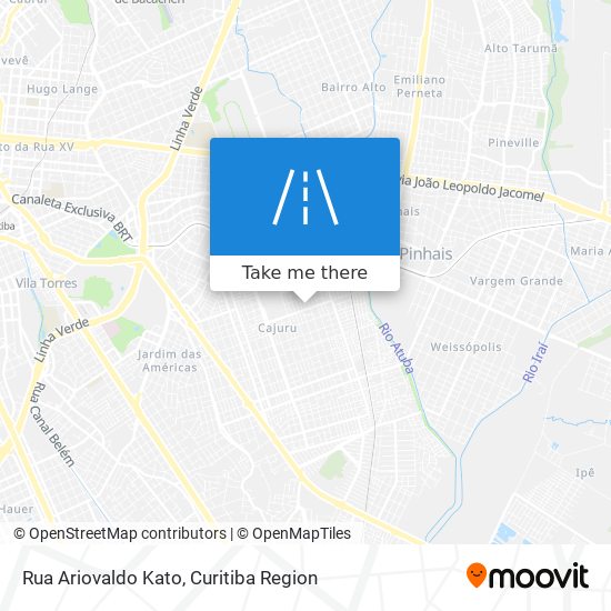 Rua Ariovaldo Kato map