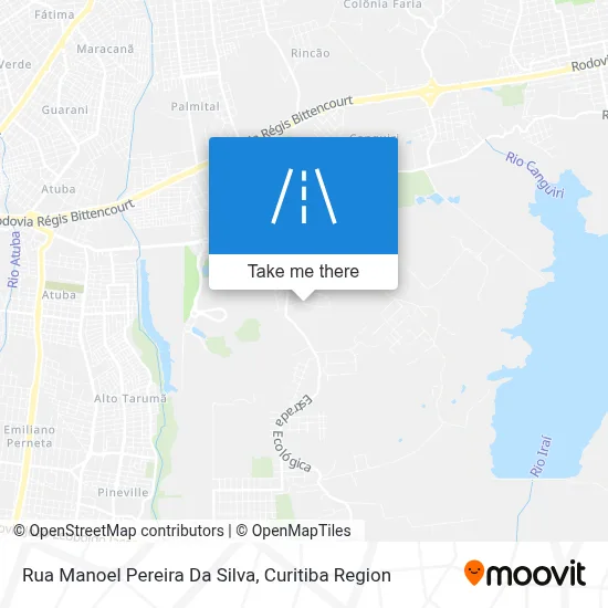 Rua Manoel Pereira Da Silva map