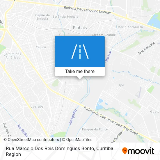 Rua Marcelo Dos Reis Domingues Bento map