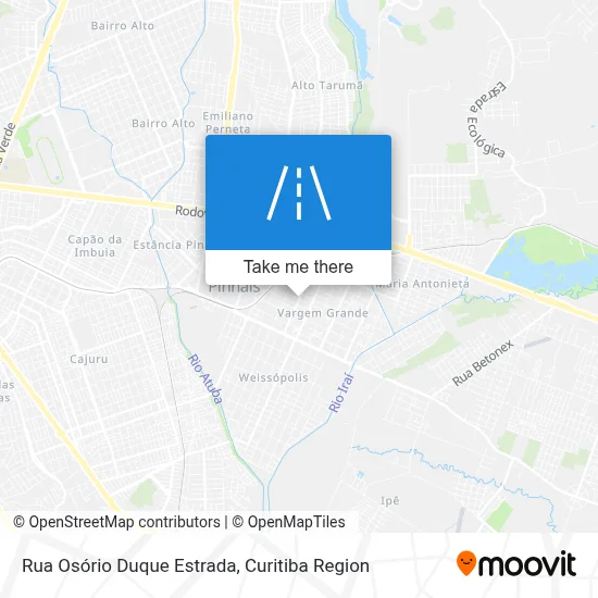 Rua Osório Duque Estrada map