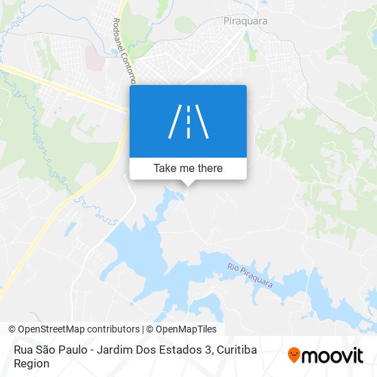 Mapa Rua São Paulo - Jardim Dos Estados 3