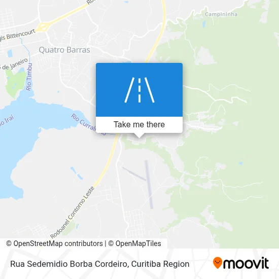 Rua Sedemidio Borba Cordeiro map