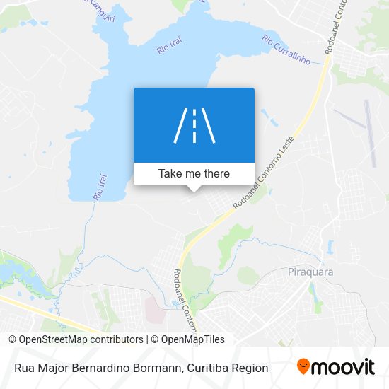 Rua Major Bernardino Bormann map