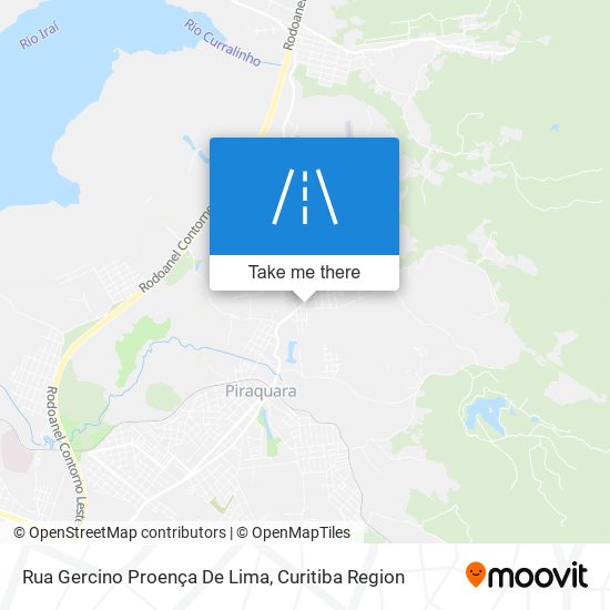 Rua Gercino Proença De Lima map