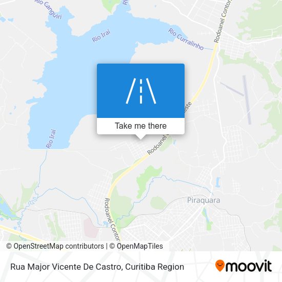 Rua Major Vicente De Castro map